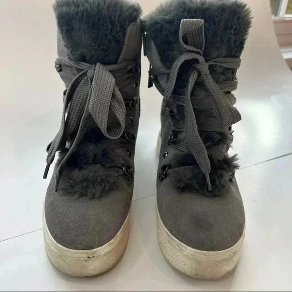 Anthropologie J/Slides Whitney Wedge Boots - Picture 3 of 10